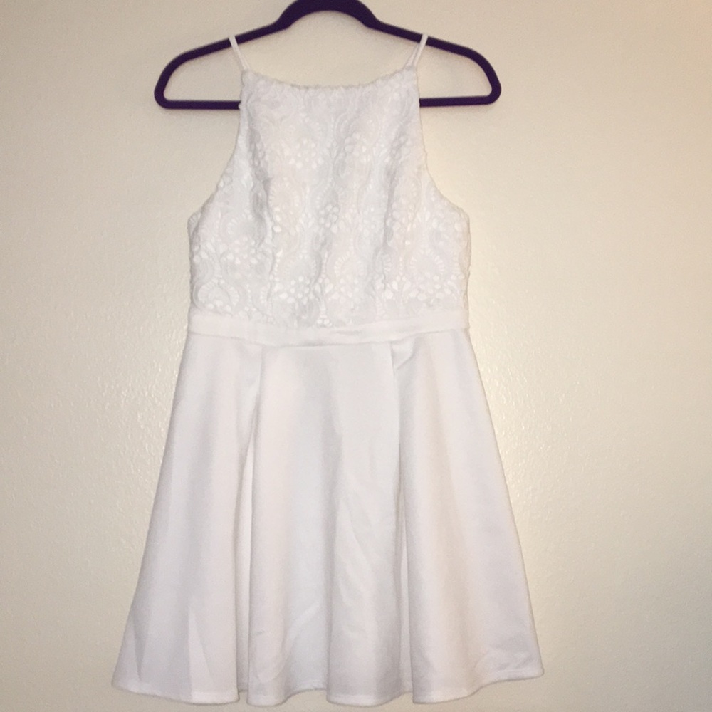 Francesca’s collections size medium white dress